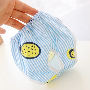 Culotte menstruelle pour chienne, rose et bleue, imprimé ananas, petite taille, anti-harcelement, couches de protection standard - Product Image 3