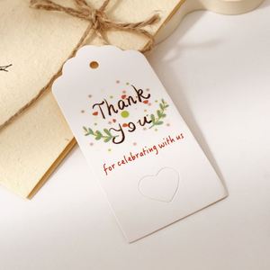 Dankeskarte für Ersten Geburtstag, Verlobung, Taufe, Beschichtetes Kraftpapier Einladungskarte - Product Image 3