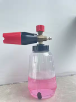 MEDSEN Pistolet de Nettoyage Professionnel à Haute Pression avec Buse Large en Plastique et Aluminium pour Voiture