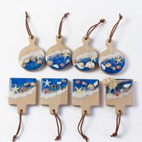 Décapsuleur aimanté 2-en-1 en forme de coquillage et étoile de mer, autocollant de réfrigérateur, cadeau souvenir, vente en gros