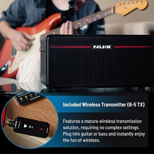 Amplificateur de <span class=keywords><strong>guitare</strong></span> et de basse NUX Mighty Space Metal avec batterie intégrée et pédales d'effets pour <span class=keywords><strong>guitare</strong></span> électrique - Product Image 3