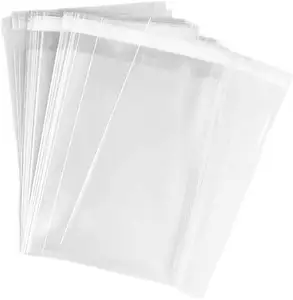 Celofane transparente claro Polybag Opp plástico auto-adesivo saco OPP