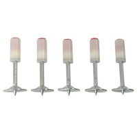 Clous de maçonnerie en acier galvanisé de 27 mm, à anneau lisse, torsadés, en nitrocellulose, pour la construction, vente chaude en Chine
