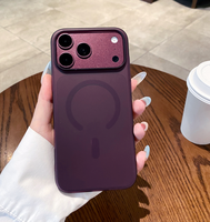 Étui de téléphone magnétique mat pour iPhone 18ProMAX 17, 16, 15, 14, 13, 12, 11, Pro Plus, étui de téléphone anti-chute