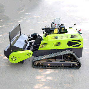 Cortacésped todoterreno con orugas autopropulsado con control remoto industrial 24V certificado CE - Product Image 5