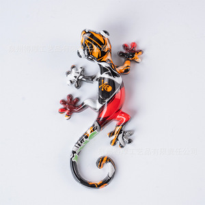 Imán para nevera estilo mexicano con diseño de Gecko, color blanco marfil, resina sintética, adhesivo magnético con forma de animal, 1 unidad, regalo de cumpleaños - Product Image 3