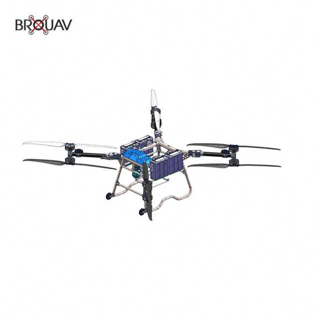 BROUAV Expert-Grade 100KG Payload Commercial Delivery Cargo Drone Foldable Design Remote Control 40+ Minute Flight Time 10KM