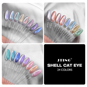 Sơn Gel Móng Mắt Mèo JTING Aurora Shell 24 Màu Không Chứa Hema Không Chứa TPO OEM ODM Sơn Gel Móng Mắt Mèo Nhãn Riêng Tùy Chỉnh Miễn Phí - Product Image 4