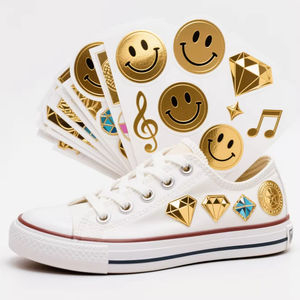 Etiquetas Adhesivas de Papel con Estampado Dorado, Etiquetas Personalizadas para Regalos y Productos de Manualidades, Etiquetas de Embalaje - Product Image 2