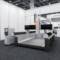 Graveur CNC robuste à 4 axes avec table rotative 4ème axe pour la fonderie, les moules, les modèles 3D, l'aérospatiale, les transports ferroviaires et l'usinage de composites