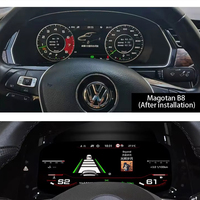 Combiné d'Instruments Virtuel Tableau de Bord Numérique Écran LCD pour Volkswagen VW Golf7 MK7 GTi 2012~2020