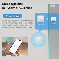 Untuk SONOFF MINIR2 sakelar WiFi cerdas dua arah otomatisasi rumah Mini DIY dengan kontrol suara eWelink bekerja dengan Alexa & Google