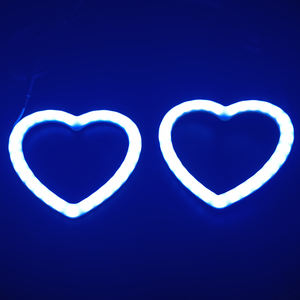 MISUN RGBW ไฟแอลอีดีรูปหัวใจไล่ล่าอัตโนมัติพร้อมการเคลือบกันน้ำตามลำดับแสงสีเหลืองอำพัน - Product Image 4