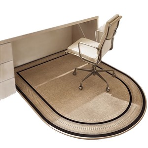 Tapis de chaise de bureau moderne minimaliste en <span class=keywords><strong>velours</strong></span> cristal, fabriqué à la machine, antidérapant, résistant aux taches, insonorisant, pour salle informatique et sol de bureau - Product Image 5