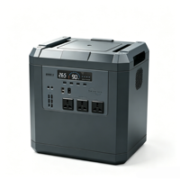 Station d'alimentation portable pour l'extérieur avec panneau solaire et recharge automobile, batterie LiFePO4, système de stockage d'énergie solaire domestique