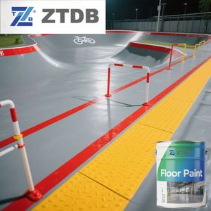 Revestimiento de Piso Epóxico de Bajo Costo para Canchas Deportivas, Parques de Diversiones y Pasillos Peatonales, de PU Altamente Elástico - Product Image 4