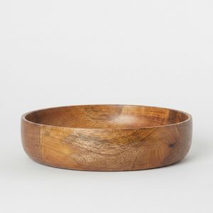 Bol en bois poli de luxe écologique pour salades, fruits, soupes, riz - Idéal pour les fêtes et les mariages - Product Image 1