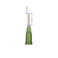 Aiguille de distribution Liscoe 14G 0,5 pouce en acier inoxydable avec revêtement PTFE Téflon, embout Luer Lock résistant aux produits chimiques, pointe de colle OEM
