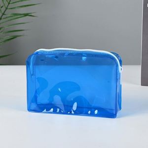 Bolsas de Maquillaje Personalizables de PVC con Logotipo, Bolsas de Cosméticos Portátiles con Cierre, MOQ Bajo, Tamaño Transparente/Colorido Personalizado - Product Image 5