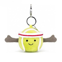 UK JE Fun Sports Porte-clés en peluche mignon pour sac de tennis, cadeau - Mini poupée édition limitée