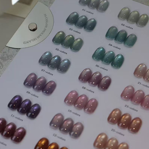 Ensemble de vernis à ongles en gel effet œil de chat TPO sans HEMA, 36 couleurs, gel magnétique UV avec panneau d'affichage - Product Image 5