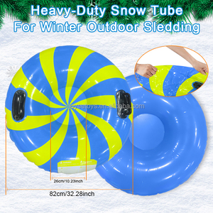 Joyee En gros Bouée de <span class=keywords><strong>ski</strong></span> gonflable en PVC à motif en spirale, jouet de glisse portable - Product Image 2