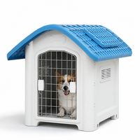 Vente en gros de chenil pour chien en plastique imperméable pour grands chiens, à utiliser en extérieur