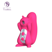 Neuer Niedlicher Eichhörnchen-Saugvibrator Erotikprodukt 5-Geschwindigkeiten-Saugfunktion 10-Frequenz-Vibration Stimulation Klitoris-Nippel-Vibrator