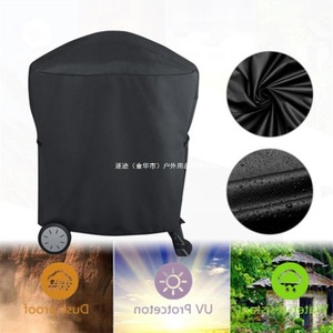 Otra Funda para Barbacoa 54x76x69cm Negra de Poliéster, Impermeable, Antipolvo, con Protección UV, para Estufa de Exterior - Product Image 1