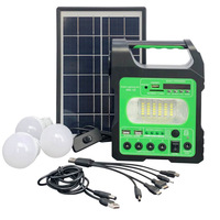 Station d'alimentation solaire portable, batterie lithium-ion 7500mAh, démarreur de secours, panneau solaire, lampe torche, radio, kit LED MP3, MPPT, onde sinusoïdale pure