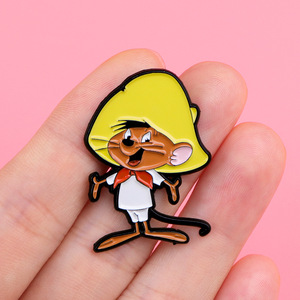 Aigle mexicain broche dessin animé métal Badge créatif anglais lettre bijoux médaille n'ont pas peur le mexicain est ici émail épinglette - Product Image 2