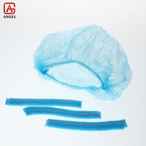 Tissu non tissé de chapeau hygiénique non-tissé de chapeau bouffant de couleur bleue pour le chapeau jetable - Product Image 4