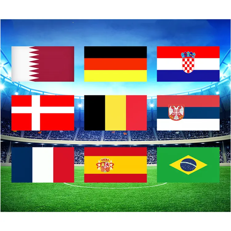 Wholesale world 68D polyester 3x5 ft flags of all countries, Custom printing national 3x5 flag banners of world