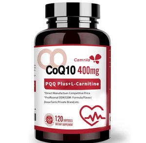 Complément alimentaire en capsules de coenzyme Q10 de haute qualité, marque privée OEM, capsules molles de coenzyme Q10 - Product Image 1