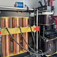Stabilisateur de tension automatique triphasé AC SBW AVR 80 kVA, SVC, cuivre, haute efficacité 0,98, protection IP54, certifié CE, CNC