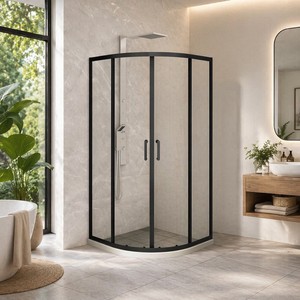 Box <span class=keywords><strong>Doccia</strong></span> di Lusso, Cabina Spaziosa per Bagno Principale, Box <span class=keywords><strong>Doccia</strong></span> Moderno di Alta Gamma in Vetro Temperato - Product Image 6