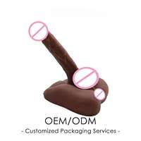 Dildo de Silicona Líquida Suave para Hombre, Dispositivo de Masturbación Gay, Vibrador Anal, Resistente al Agua, Suministros para Adultos