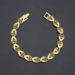 Jxx Suministro Directo, Pulsera de Latón Chapada en Oro de 24k de Alta Calidad, Brazaletes de Latón Amarillo con Múltiples Formas para Bodas y Regalos, con Circonita - Product Image 5