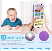 Tablette éducative pour enfants, téléphone électronique en vogue, apprentissage de la langue, Surface, jeu mobile, Design hyperboïd