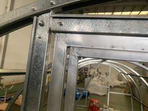 <span class=keywords><strong>Invernadero</strong></span> de Jardín Tipo Túnel <span class=keywords><strong>Mini</strong></span> para Exteriores, Personalizado, de Acero Galvanizado y Lámina de Policarbonato - Product Image 3