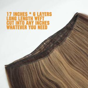 Extensiones de Cabello Sintético de Alta Calidad, 200g, Tejido de Piel Sintética, Sin Enredos, Largas, Doble Trama a Máquina, Onduladas, Lisas, Grado Superior, Amygirl - Product Image 6