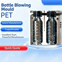 Máquina de Moldeo por Inyección y Soplado Semiautomática para Botellas de Agua PET y Frascos de Plástico, Multifuncional, Alta Productividad