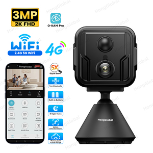 Hongglobal 3MP 4G điện nhà thông minh trong nhà giám sát CCTV Camera o-kam Pro không dây 2.4G 5g wifi nhà an ninh Pin máy ảnh - Product Image 1