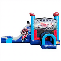 Structure gonflable de sport pour fêtes : Football, Baseball, Basketball, Château gonflable, Toboggan gonflable combiné