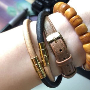 Top Grain Black Genuine Cowhide <b>Rope</b> <b>Bracelet</b> 2mm 3mm 4mm 5mm Handmade Leather Craft DIY Jewelry Making Material - Product Image 1