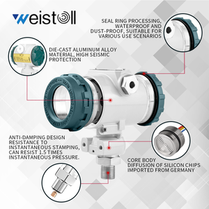 Cảm biến áp suất dầu và nước 4-20mA máy phát áp lực cảm biến máy phát kỹ thuật số công nghiệp chống cháy nổ - Product Image 4