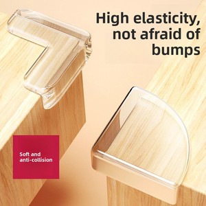 Protections d'angle transparentes en forme <span class=keywords><strong>de</strong></span> L, rembourrées et souples, <span class=keywords><strong>pour</strong></span> tables basses et autres <span class=keywords><strong>meubles</strong></span>, manchons <span class=keywords><strong>de</strong></span> <span class=keywords><strong>protection</strong></span> en PVC, lot <span class=keywords><strong>de</strong></span> 10 - Product Image 4