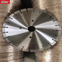 Disque de coupe silencieux MIDSTAR de 400 mm, soudé haute fréquence, qualité supérieure, pour le tri du granit, idéal pour la découpe à l'eau
