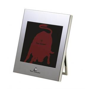 Cadre photo Lamborghini Toscan 100x100 mm, design métallique avec logo taureau - Product Image 1
