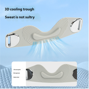 Sangle de genou en silicone D, absorption des chocs, soulagement de la pression, soutien du genou pour la course à pied et la randonnée - Product Image 4